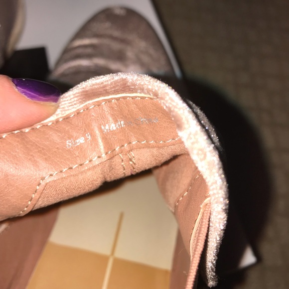 Dolce Vita Rose Velvet Bootie sz 9 - Picture 6 of 6